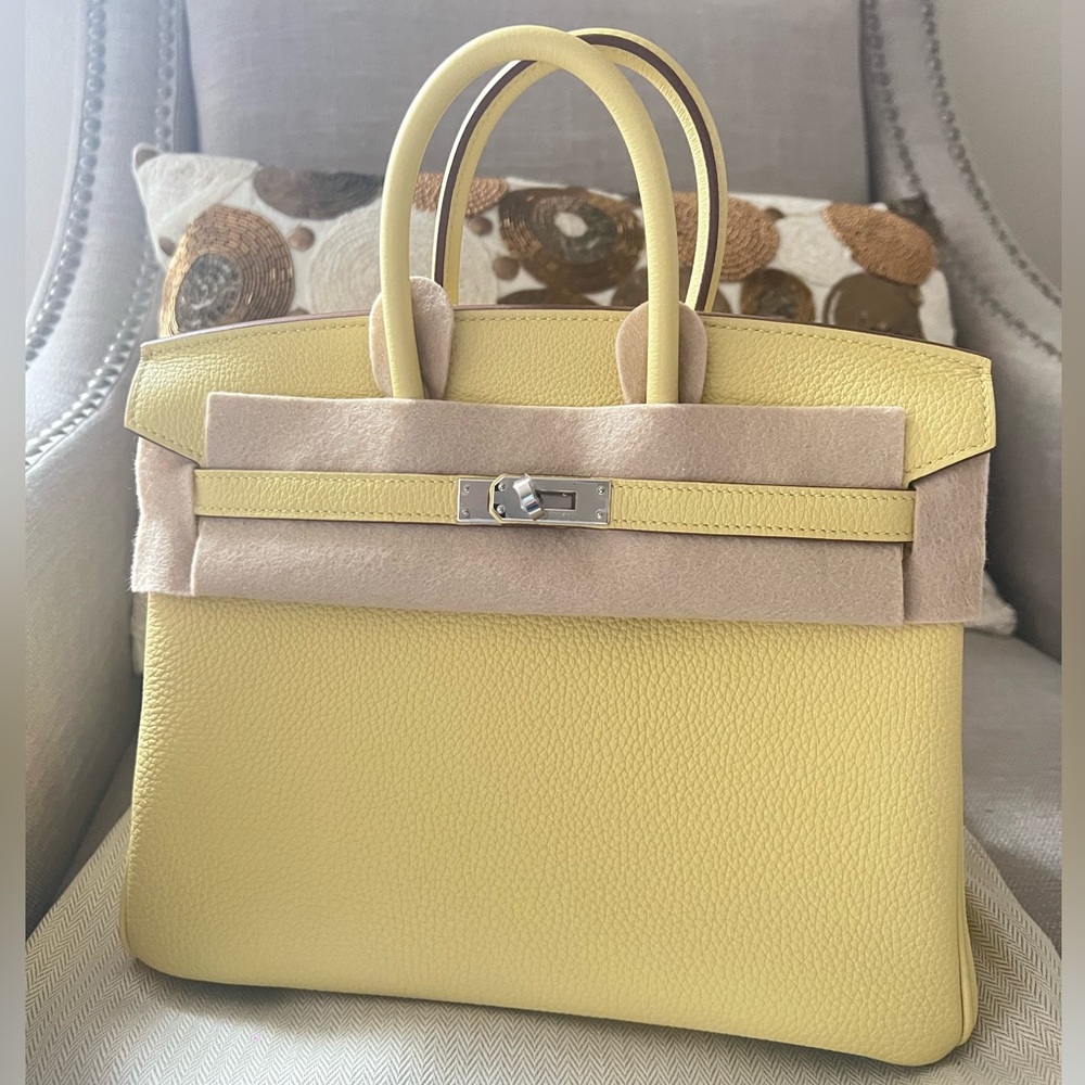 Brand new Hermes birkin 25 jaune poussin